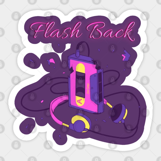 Flash Back Sticker by NathanRiccelle